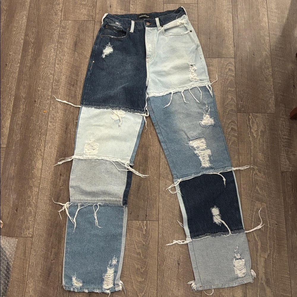 Retrofete Rikki Patchwork Jeans - Picture 3 of 6